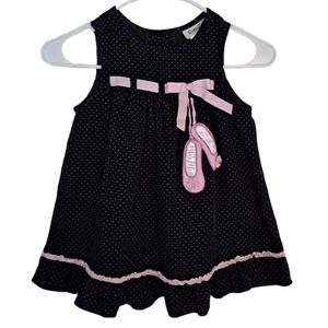 Rare, too! Dark blue and pink polkadot Corduroy Jumper